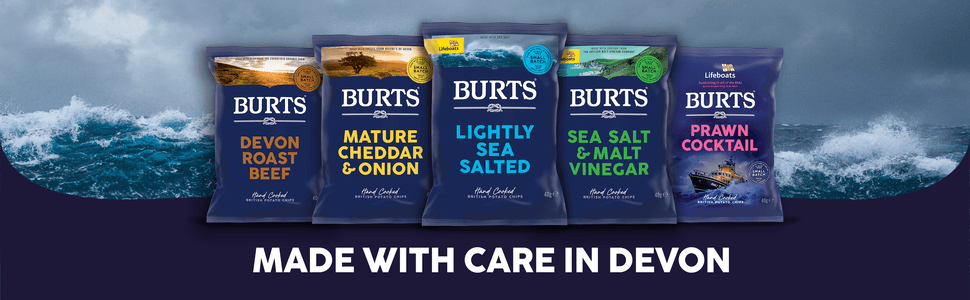 Thrilled to be stocking Burts Handcooked Crisps