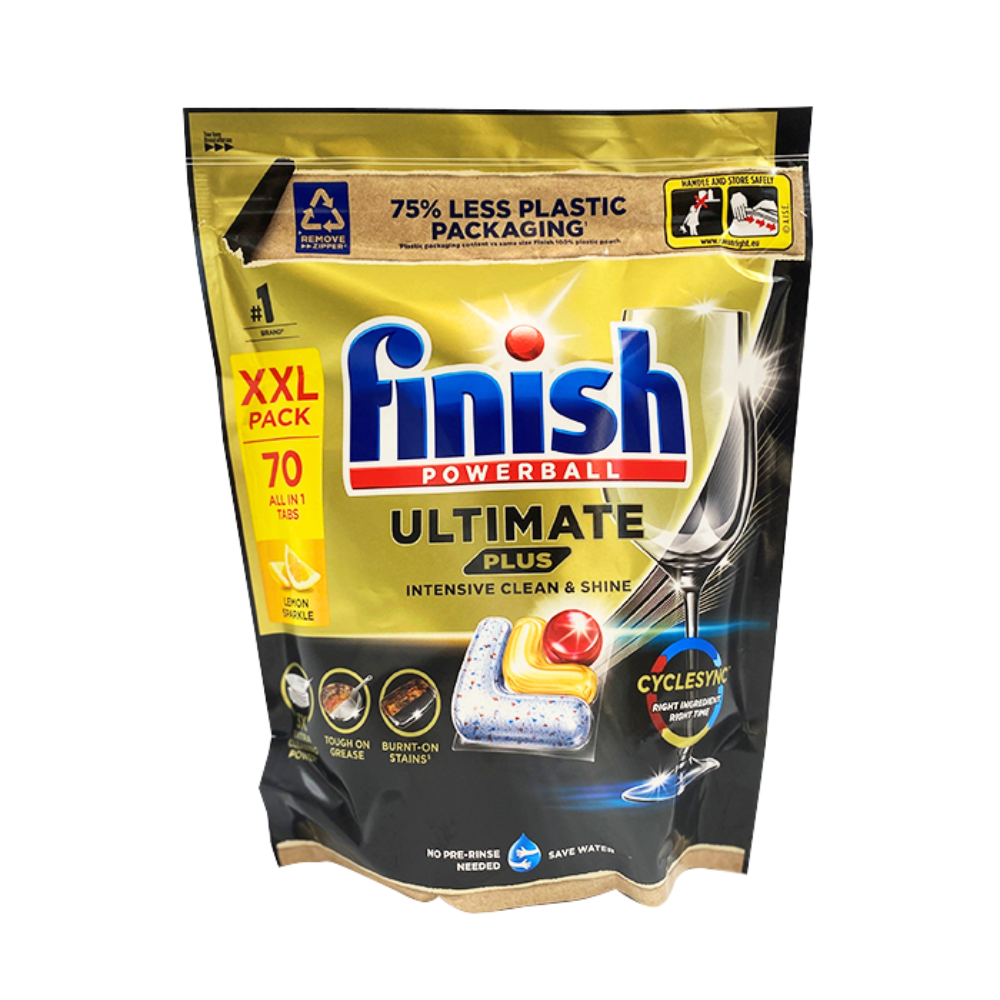 Finish Ultimate All In One Dishwasher Tablets 70's (Lemon