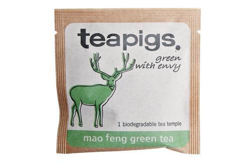 Teapigs - Mao Feng Green Tea 50 Individually Wrapped Envelope Tea Bags - Vending Superstore