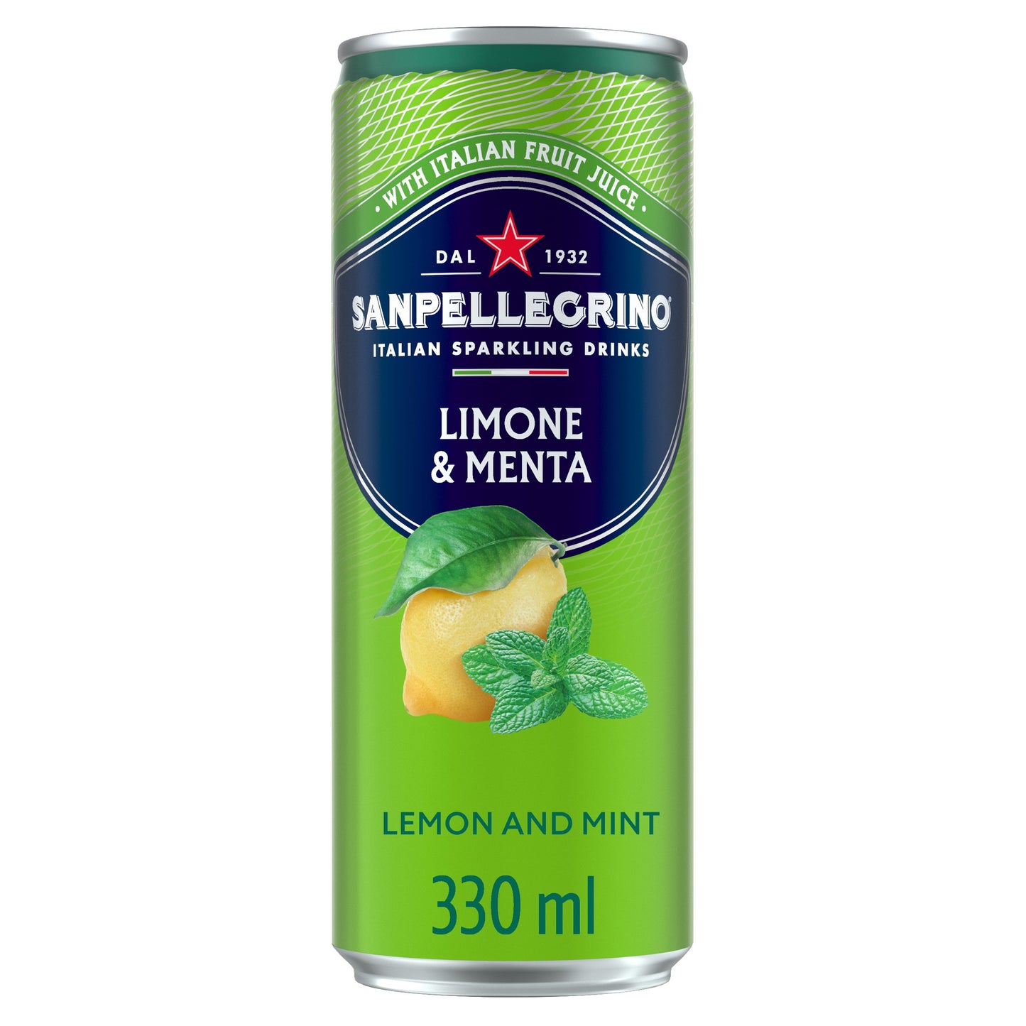 San Pellegrino Lemon & Mint - 330ml (Pack of 12)