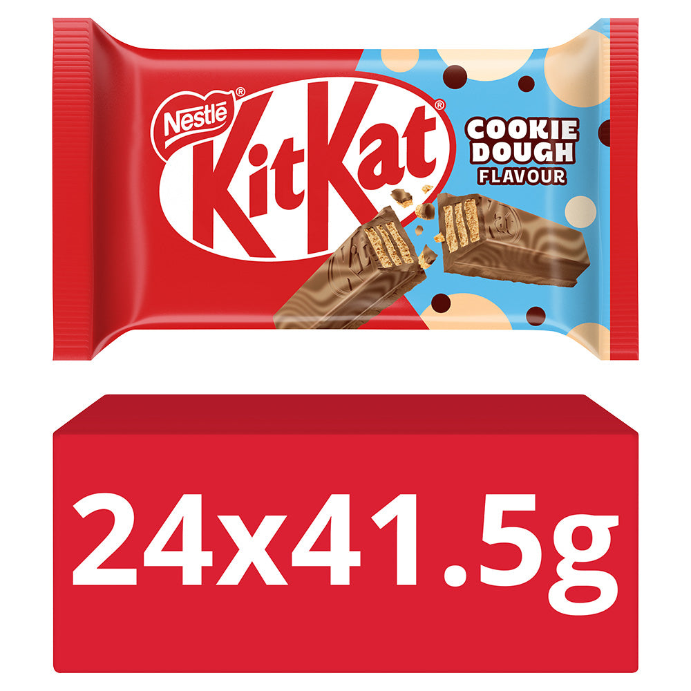 Buy KitKat Cookie Dough 4 Finger Wholesale | 41.5g Box of 24