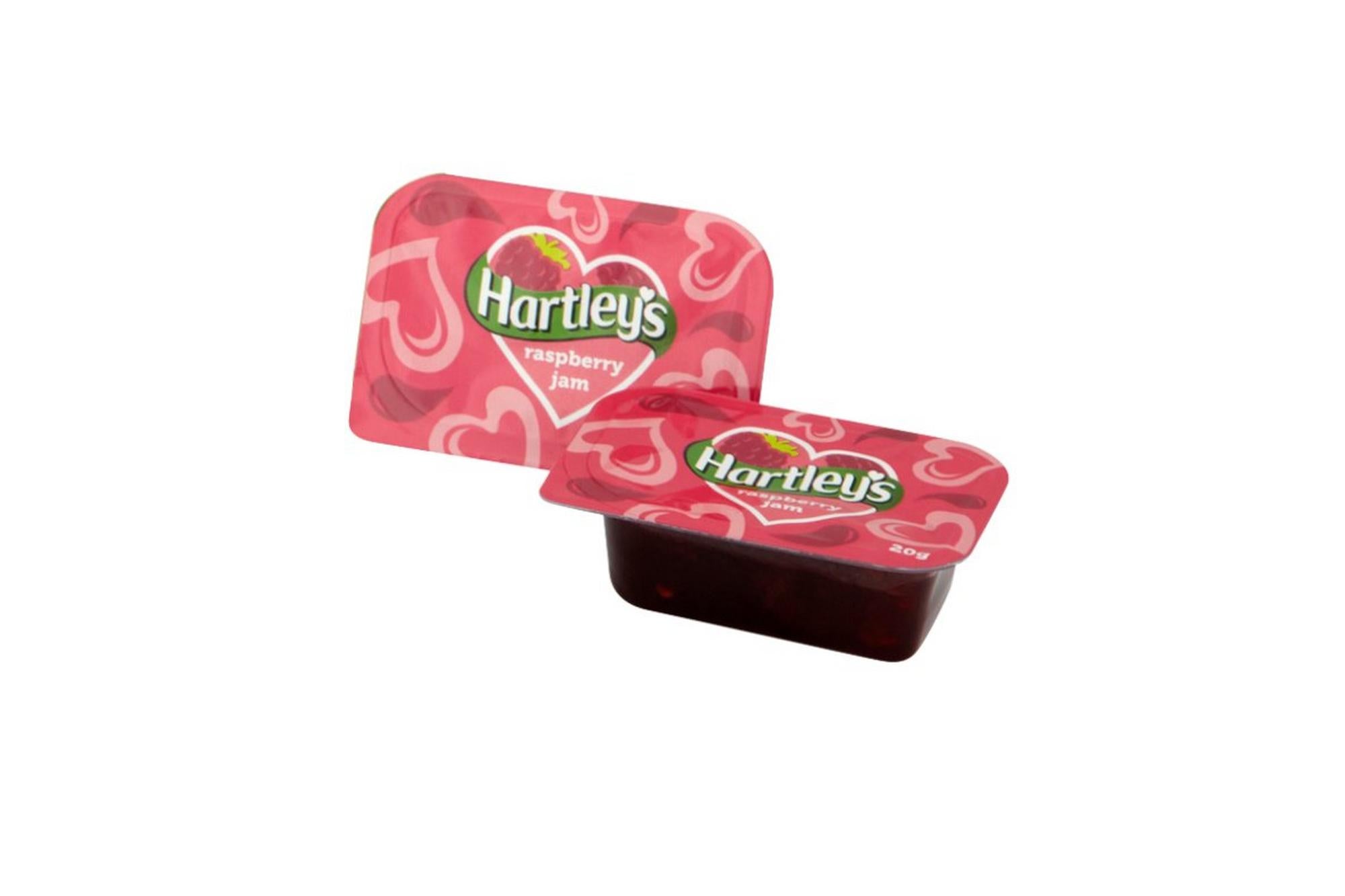 Hartleys Raspberry Jam Portions - Box of 100