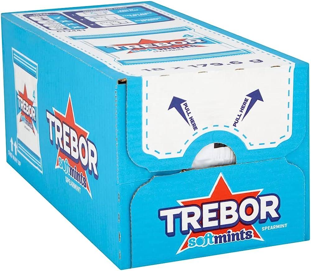 Trebor Softmint Spearmint Chewy Mints (40x44.9g - Full Case) - Vending Superstore