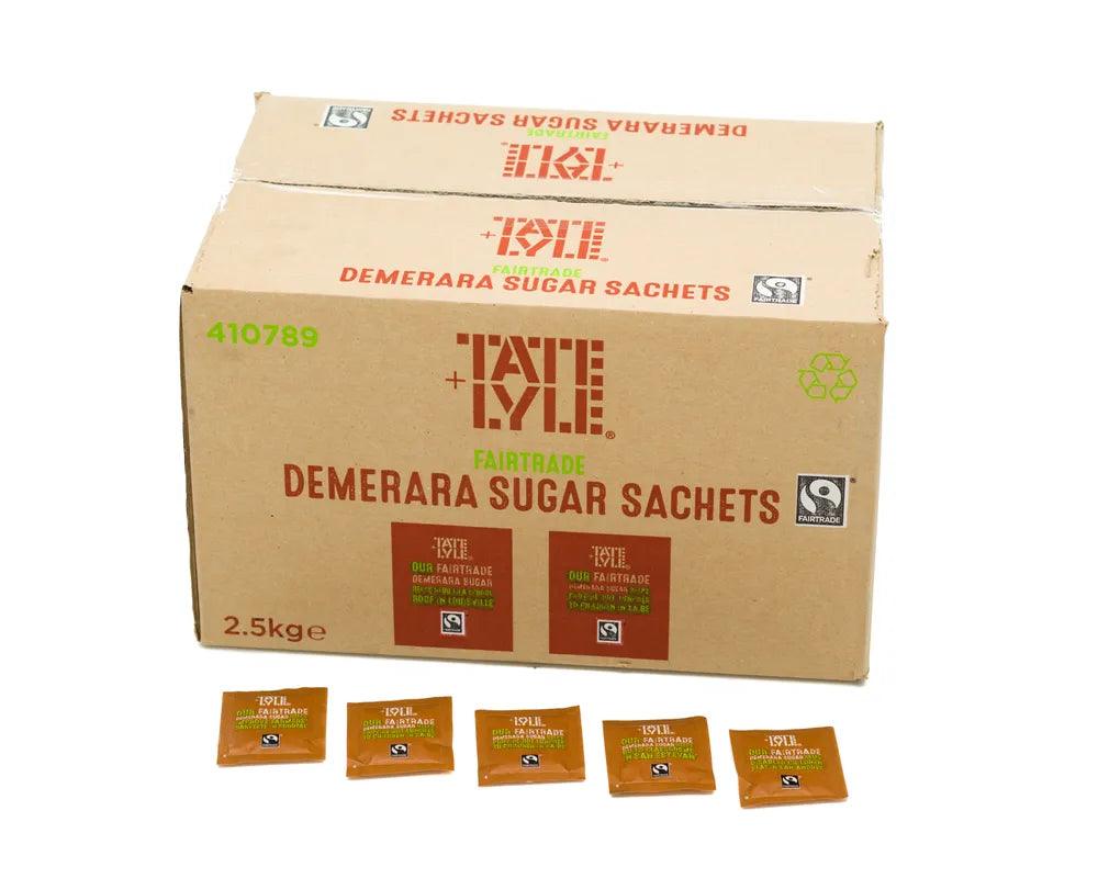 Tate & Lyle Fairtrade Demerara Sugar Sachets - Pack Of 1000 - Vending Superstore