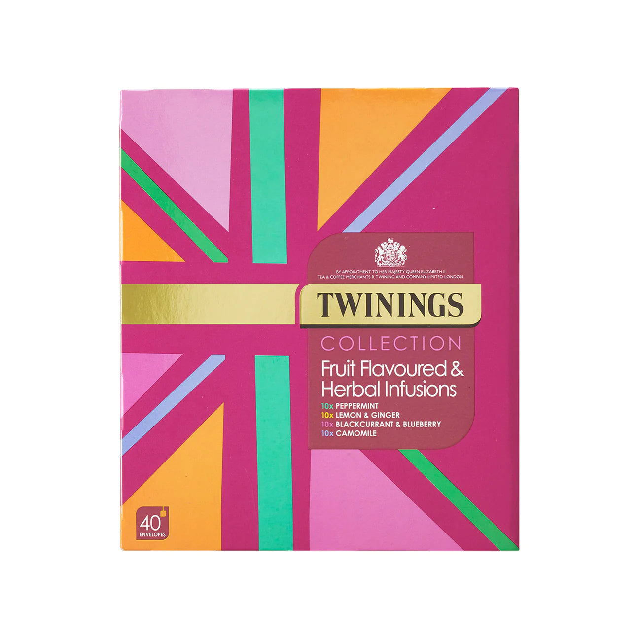 Twinings Fruit Flavoured & Herbal Infusions Gift Box (40 Envelopes) - Vending Superstore
