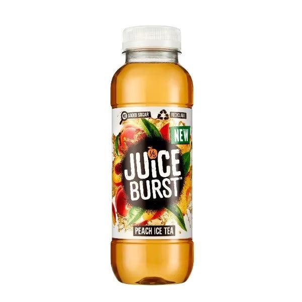 Juice Burst Peach Tea - 12 x 330ml - Vending Superstore