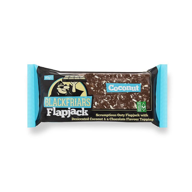 BlackFriars Individually Wrapped Flapjacks - Coconut - Box Of 25 - BEST BEFORE 14TH MAY 2024