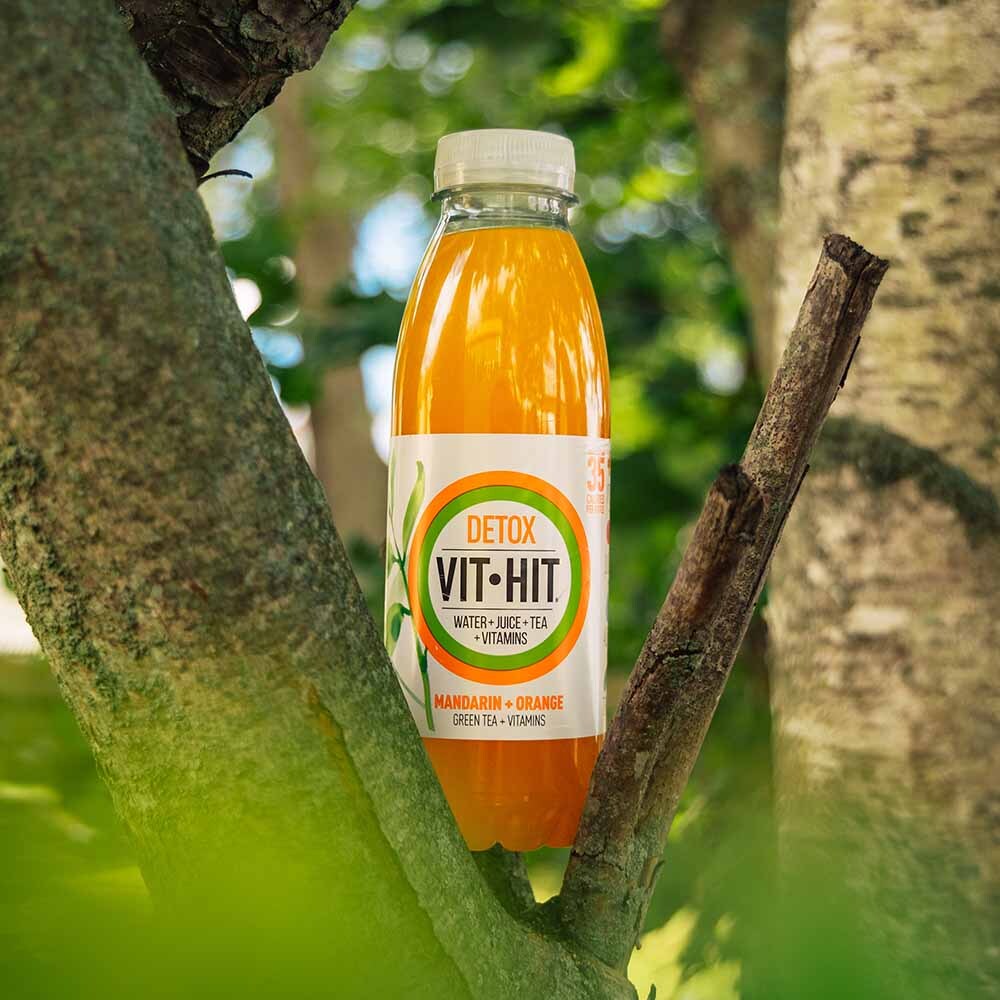 Vit-Hit Detox: Mandarin+Orange - 500ml (Pack of 12)
