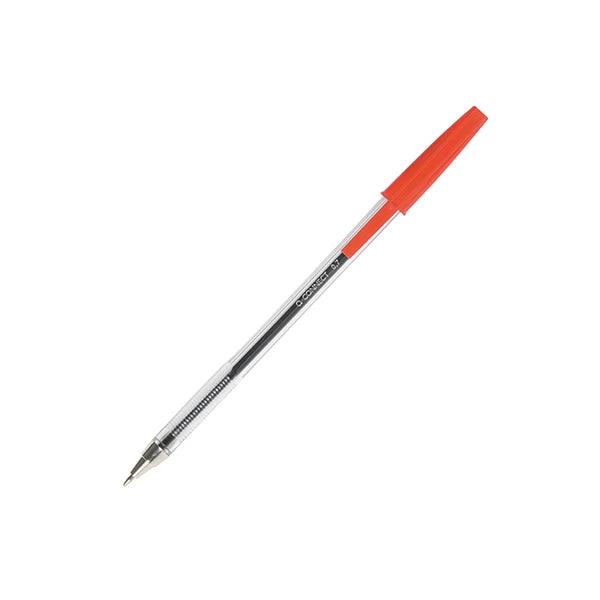 Q-Connect Ballpoint Pen Medium Red (Pack of 20) - Vending Superstore