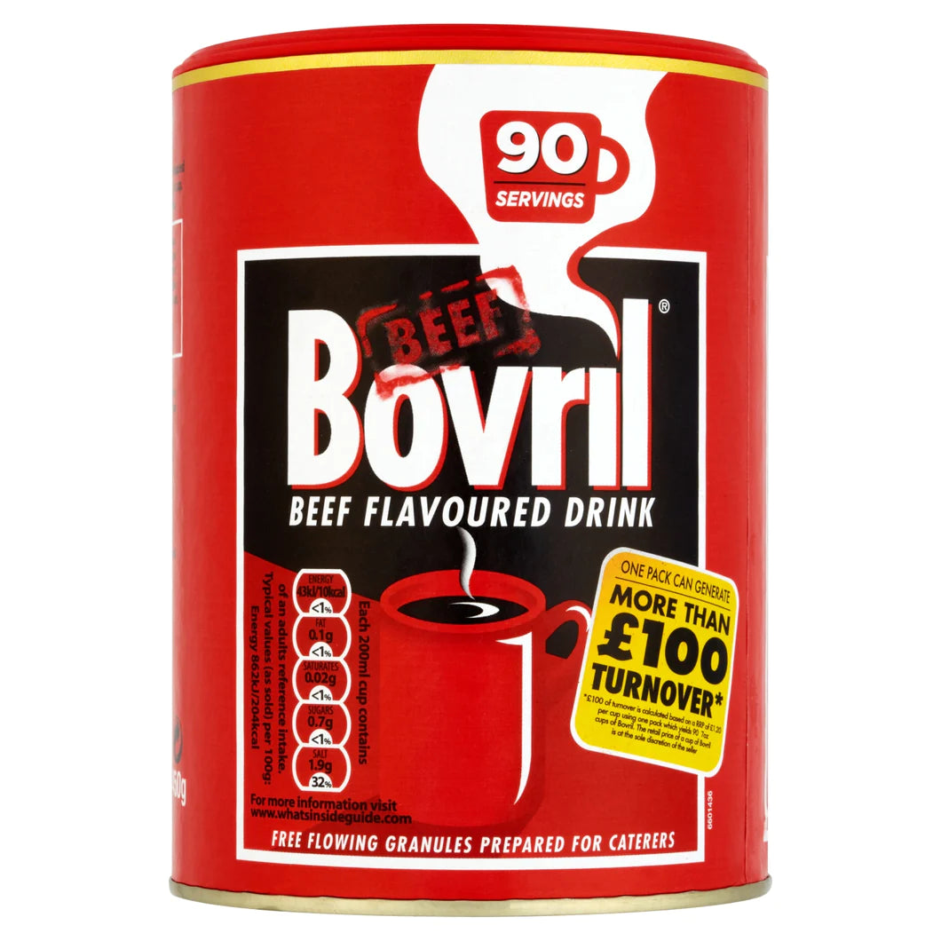 Beef Bovril- Beef Flavoured Drink Mix - 450g Tin