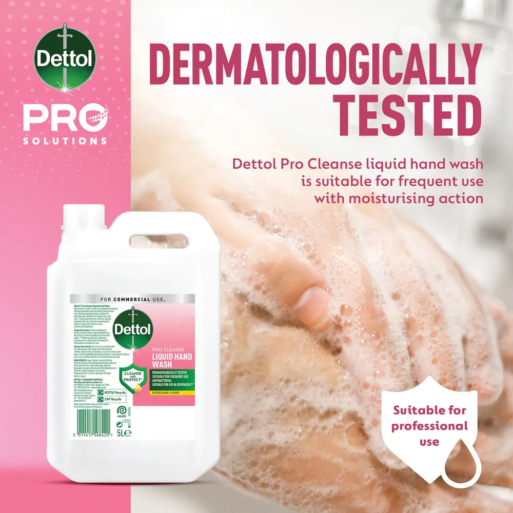 Dettol Professional Handwash - 5 Litre - Citrus Scent