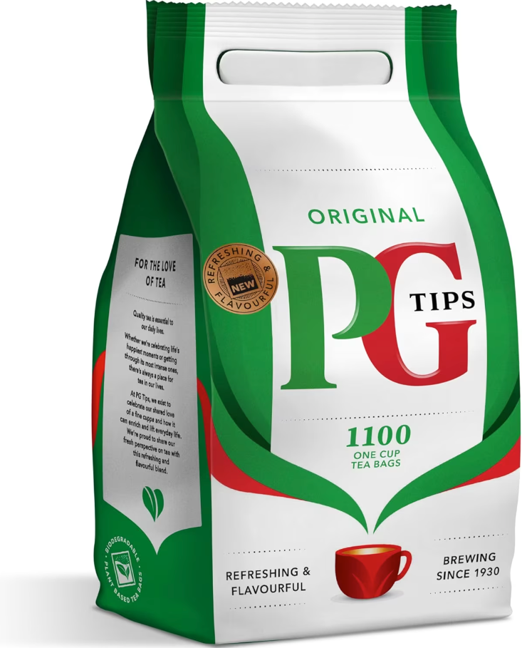 PG Tips: One Cup Tea Bags For Caterers - 1100 Bags