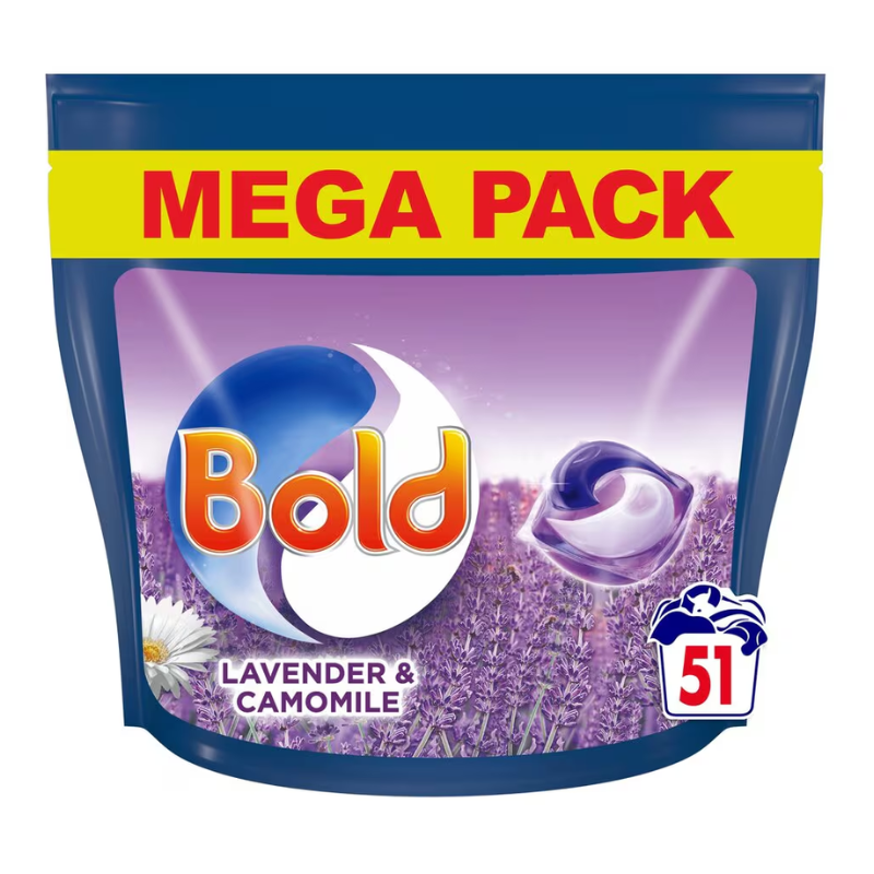 Bold All-in-1 Pods Lavender and Camomile - 51 Pieces