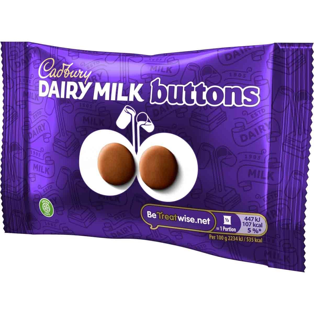 Cadbury Giant Milk Chocolate Buttons - 40g (Box of 36)