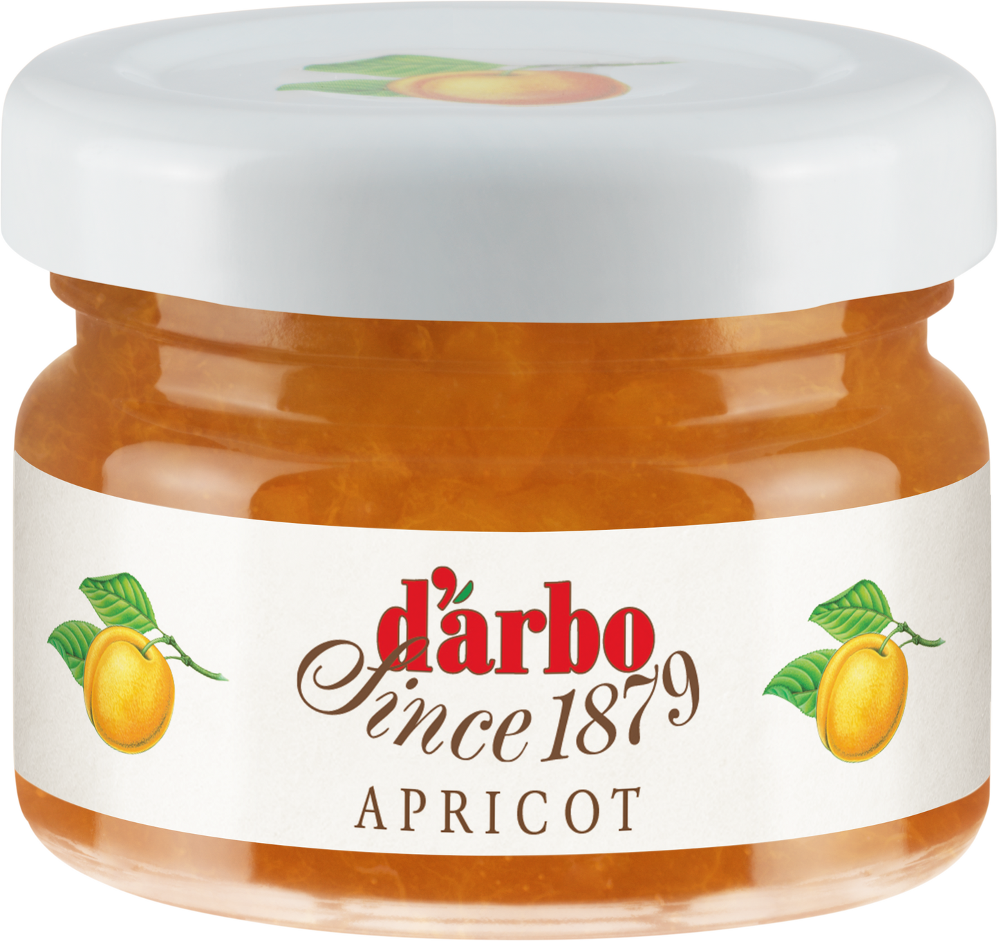 Darbo Apricot Jam Mini Jars – 28g (Pack of 60)