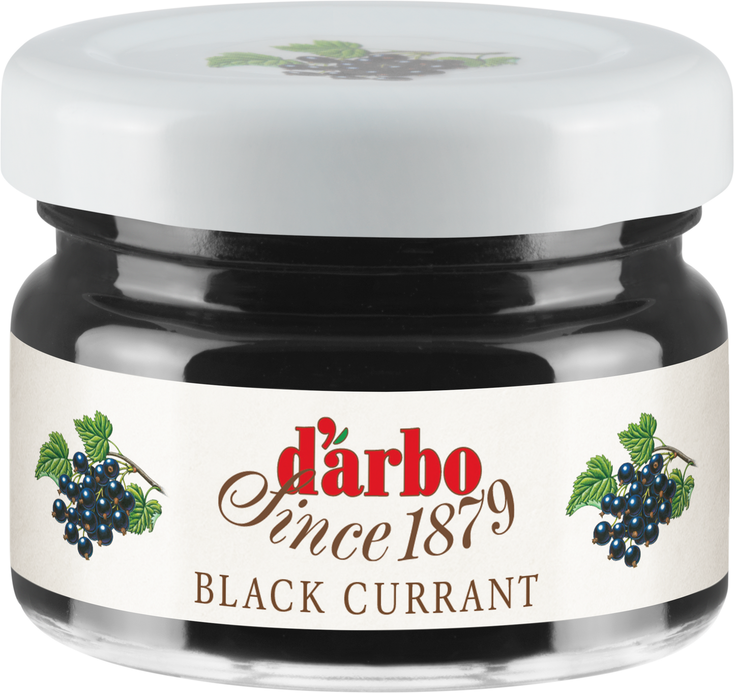 Darbo Blackcurrent Jam Mini Jars – 28g (Pack of 60)