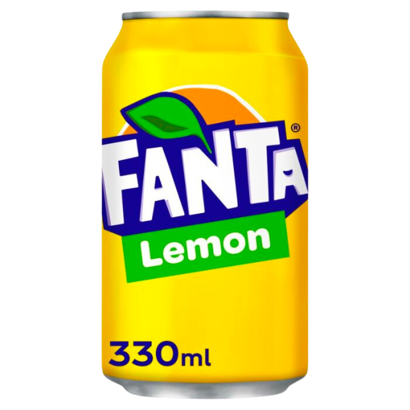 Fanta Lemon Cans 330ml (24 Pack)