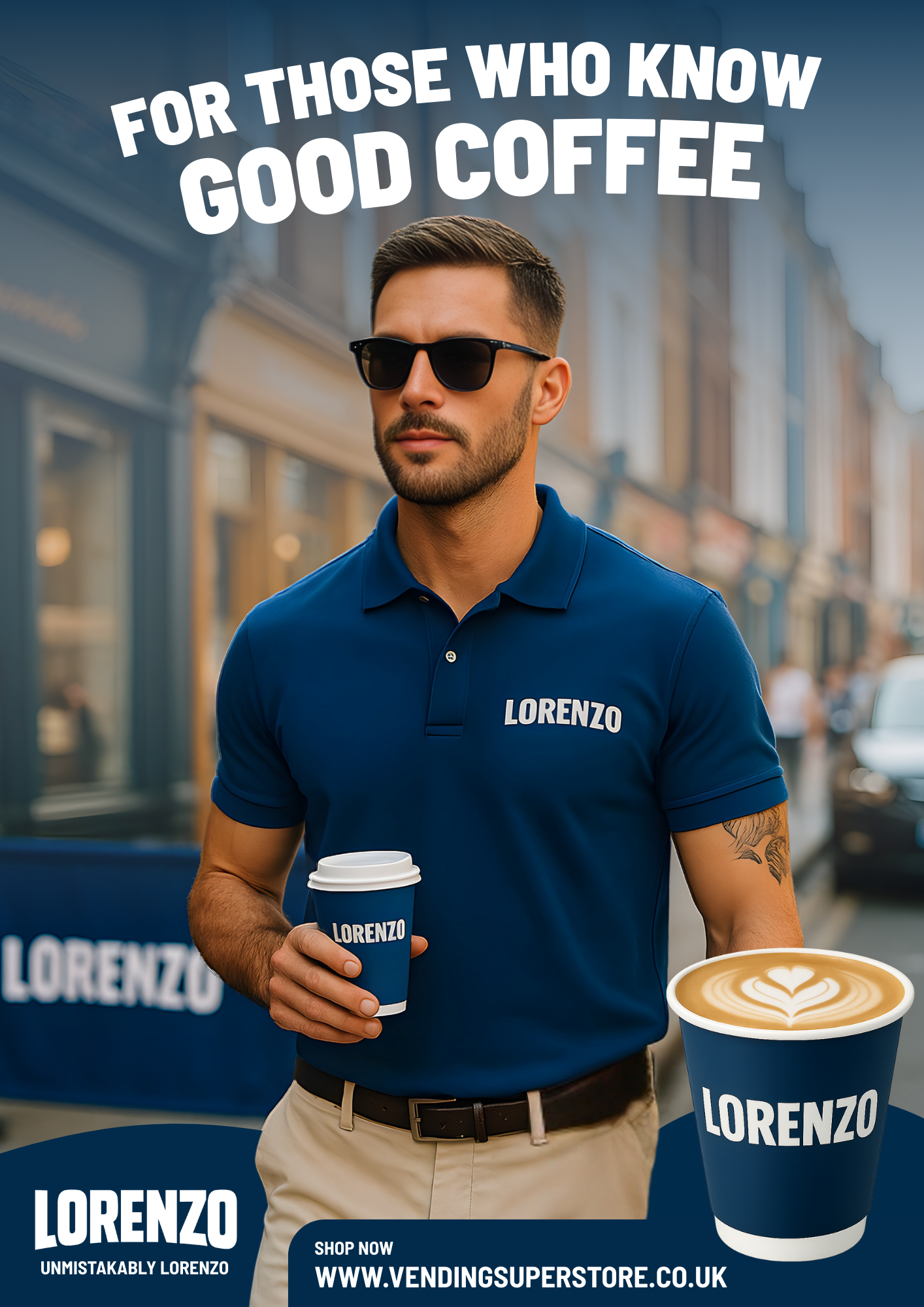 Lorenzo Coffee - Squisita Crema Blend - Premium Coffee Beans (Full Case or 1KG Bags)