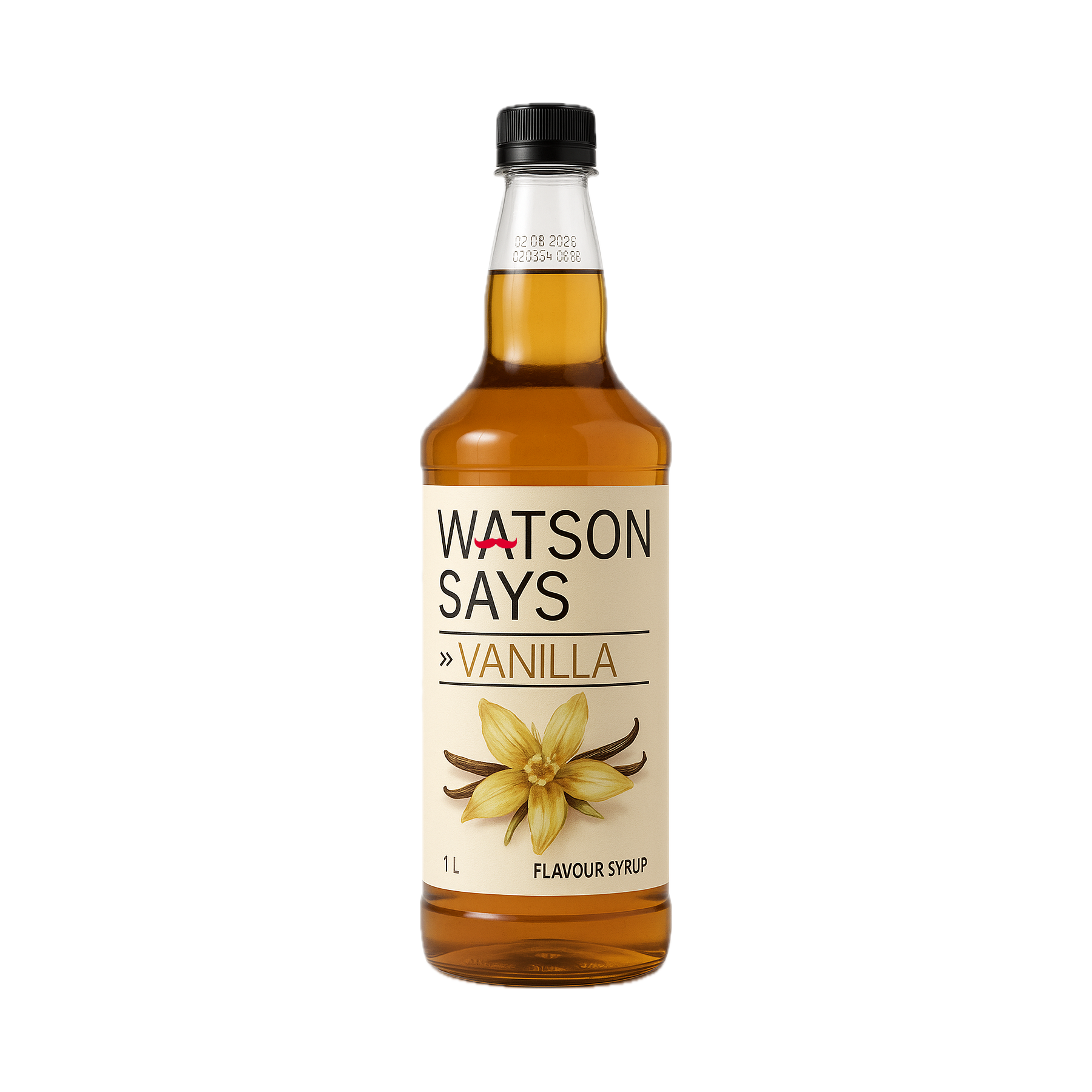 Watson Says: Vanilla Coffee & Beverage Syrup - 1 Litre Plastic