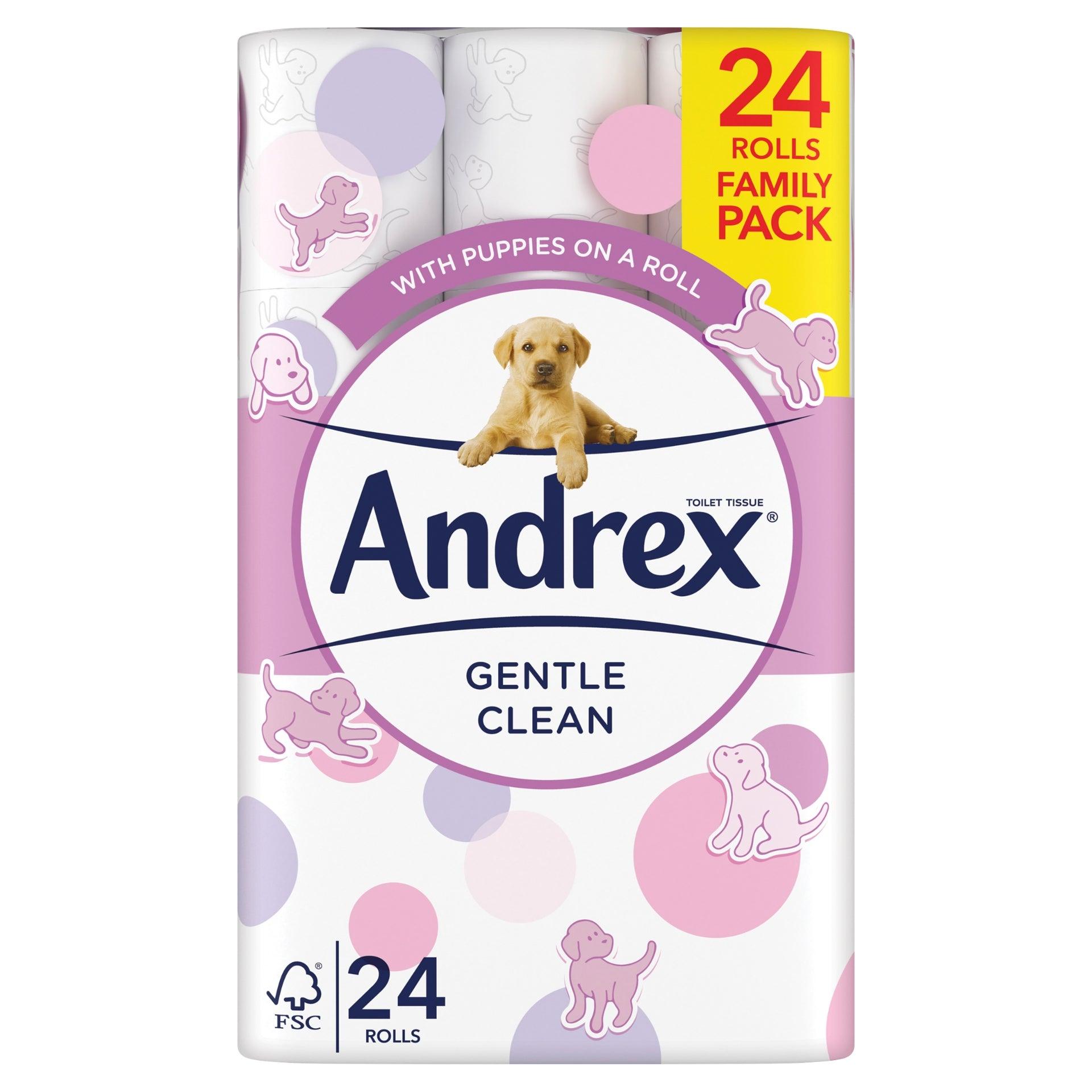 Andrex Toilet Roll - Gentle Clean - 24 Pack - Vending Superstore
