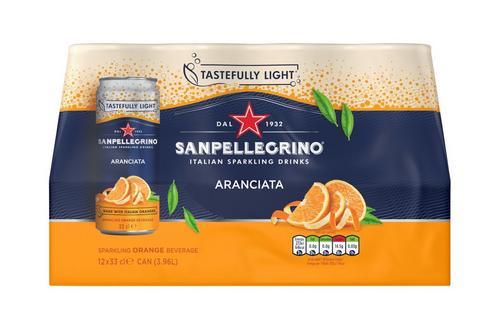 San Pellegrino Orange 12 x 330ml Cans - Vending Superstore