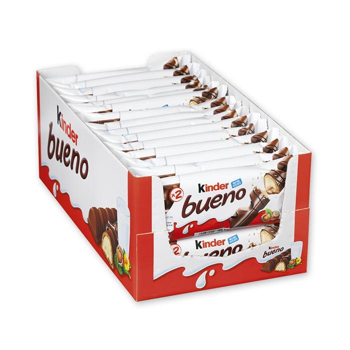 Kinder Bueno Chocolate Bars - Full Case of 30x43g - Vending Superstore