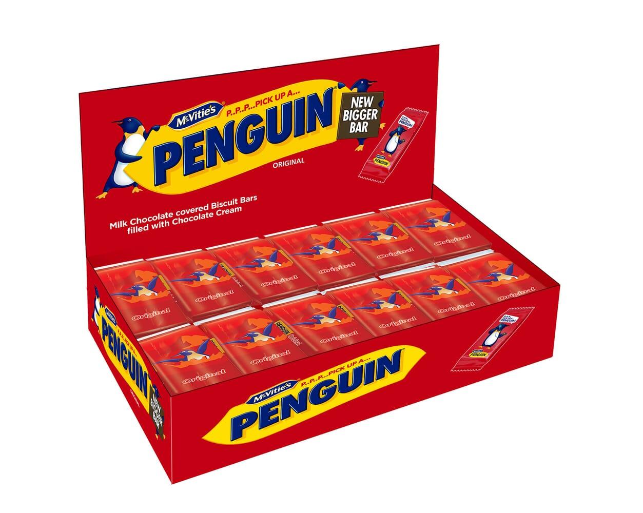 McVitie's Penguin Chocolate Biscuit Bars - Box of 48 Individually Wrapped - Vending Superstore
