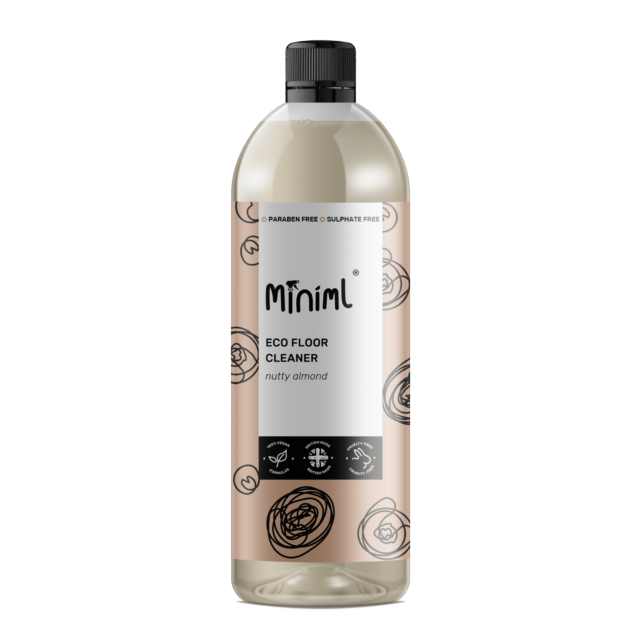 Miniml - Eco Friendly - Floor Cleaner - Nutty Almond - 750ml - Vending Superstore