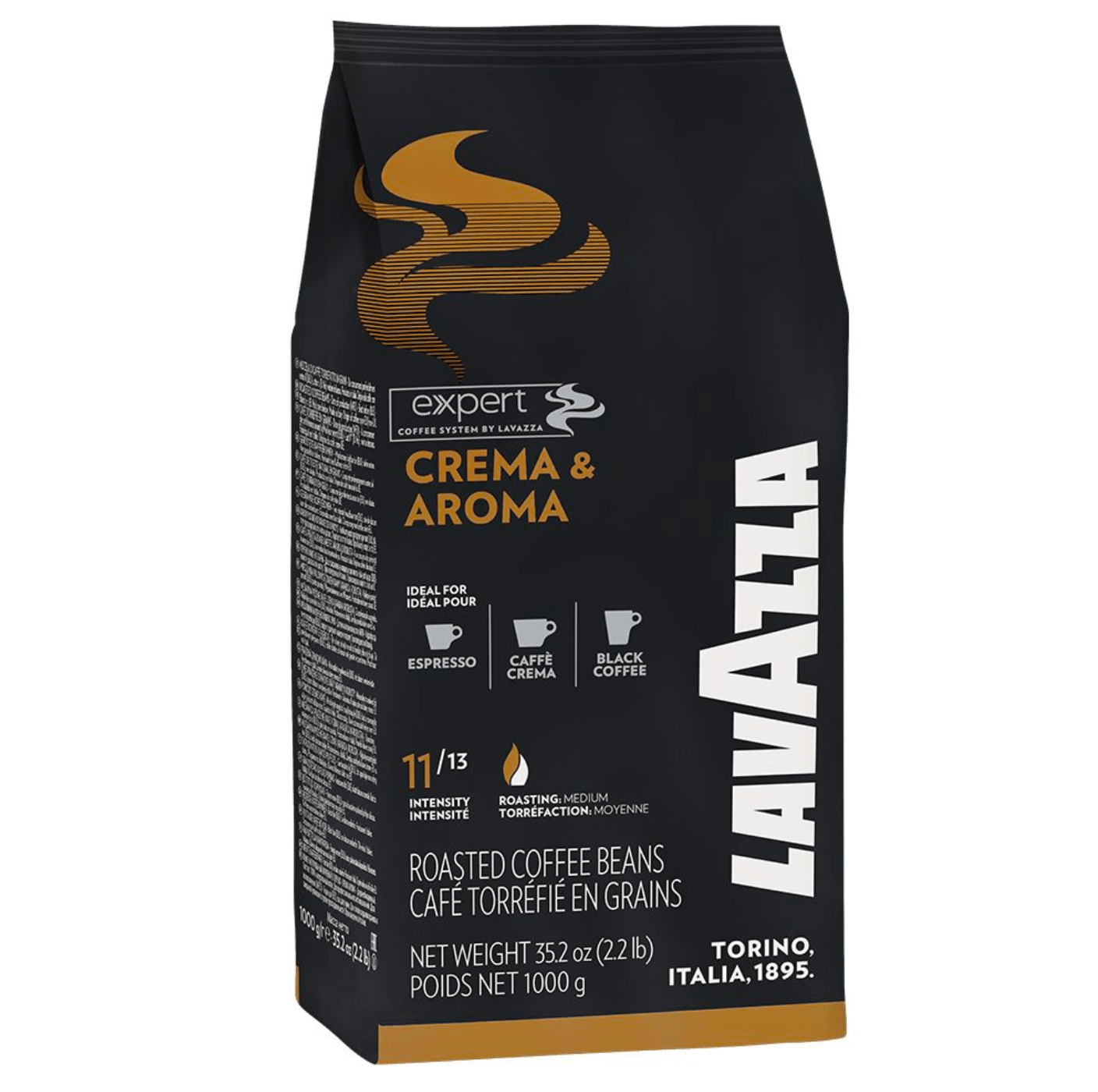 Lavazza Expert Crema & Aroma Coffee Beans (1kg Bags or Full Case) - Vending Superstore
