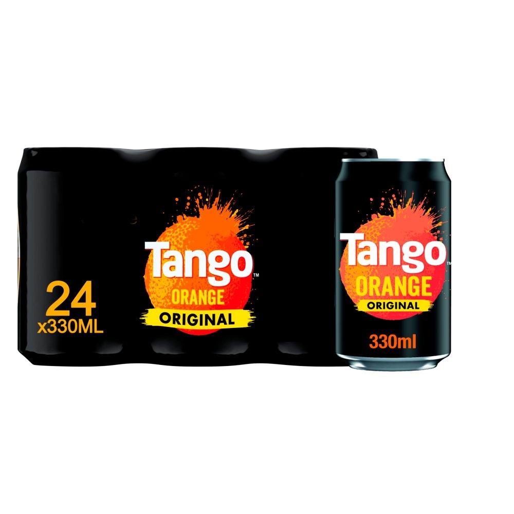 Tango Orange: Soft Drink Cans - 24 x 330ml - Vending Superstore