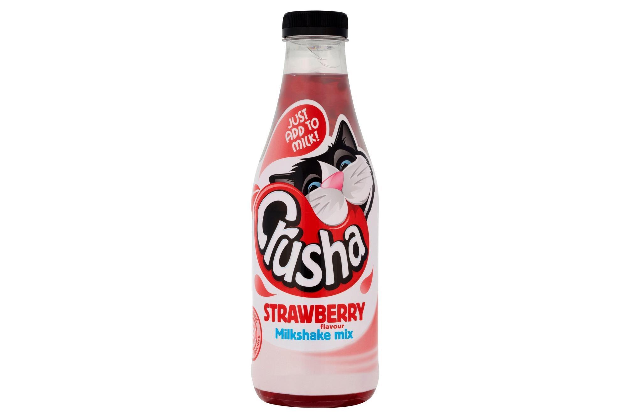 Crusha Milkshake Mix Strawberry Flavour 1 Litre - Vending Superstore