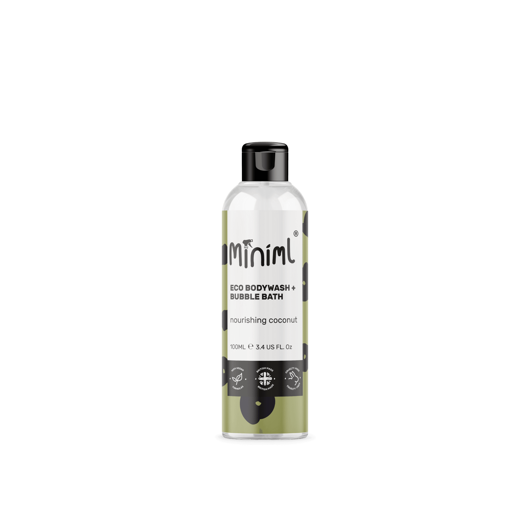 Miniml - Eco Friendly - Body Wash + Bubblebath - Nourishing Coconut - 100ml - Vending Superstore