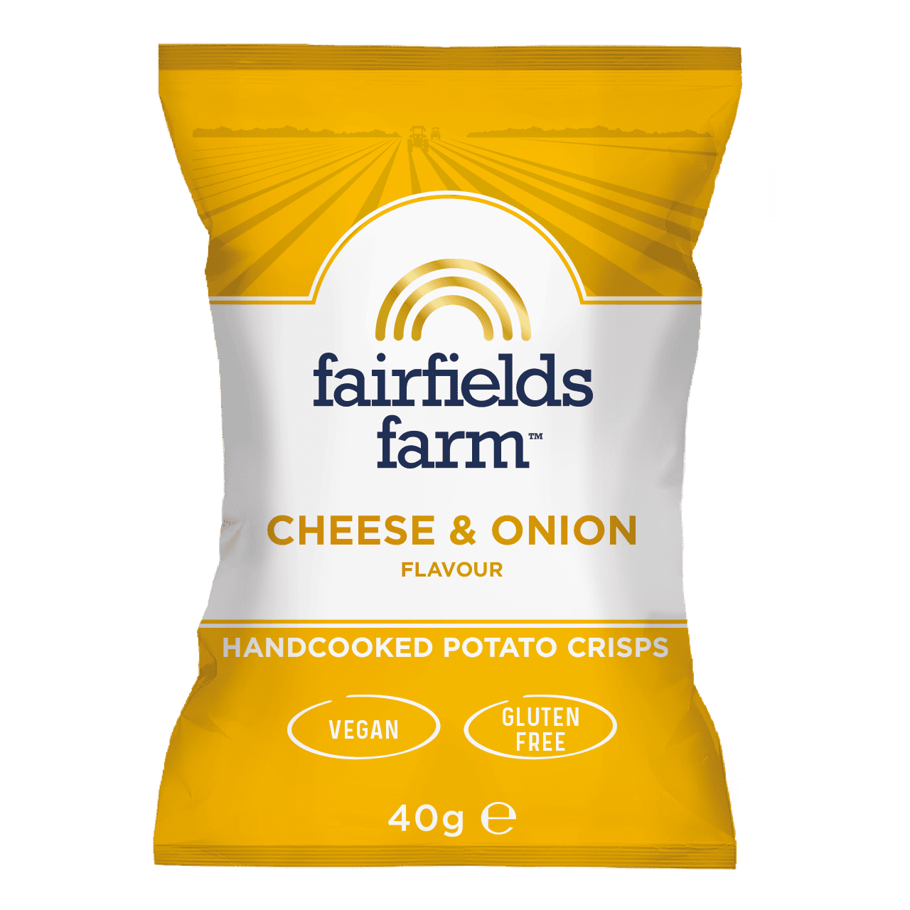 Fairfields Farm Cheese & Onion Crisps 36x40g - Vending Superstore