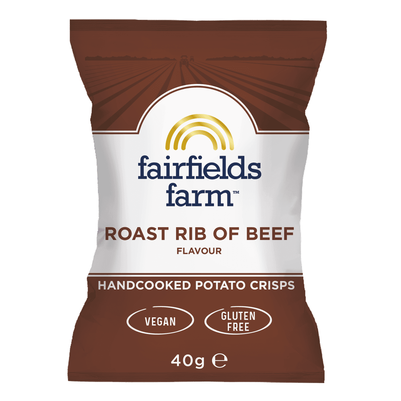 Fairfields Farm Roast Rib of Beef Crisps 36x40g - Vending Superstore