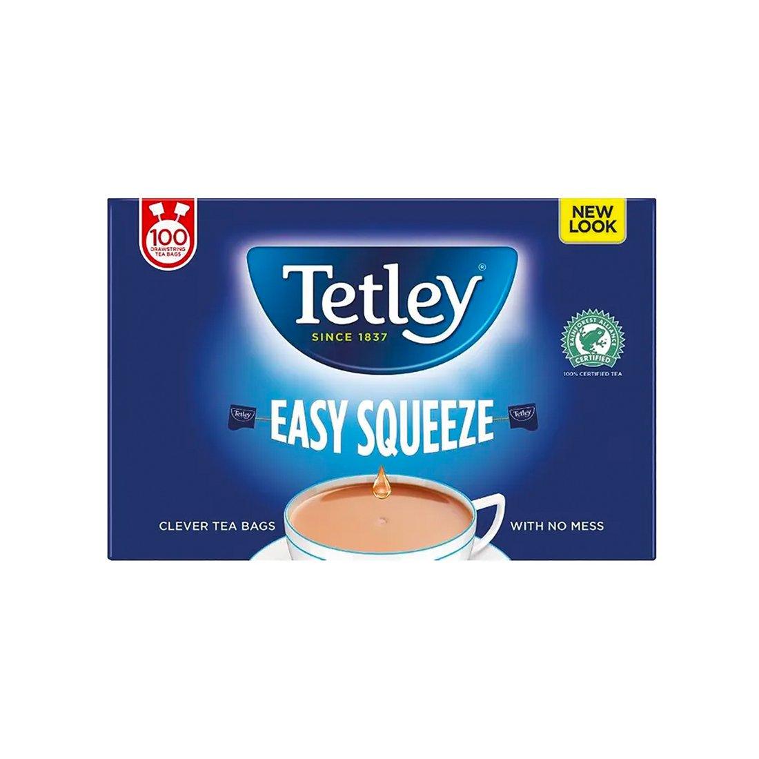 Tetley Tea: Easy Squeeze Drawstring Tea Bags - 100 Bags - Vending Superstore