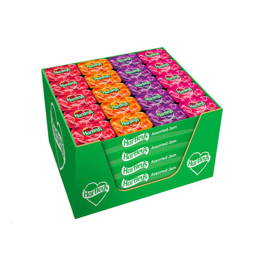 Hartleys Assorted Jam Portions - Box Of 100 - Vending Superstore
