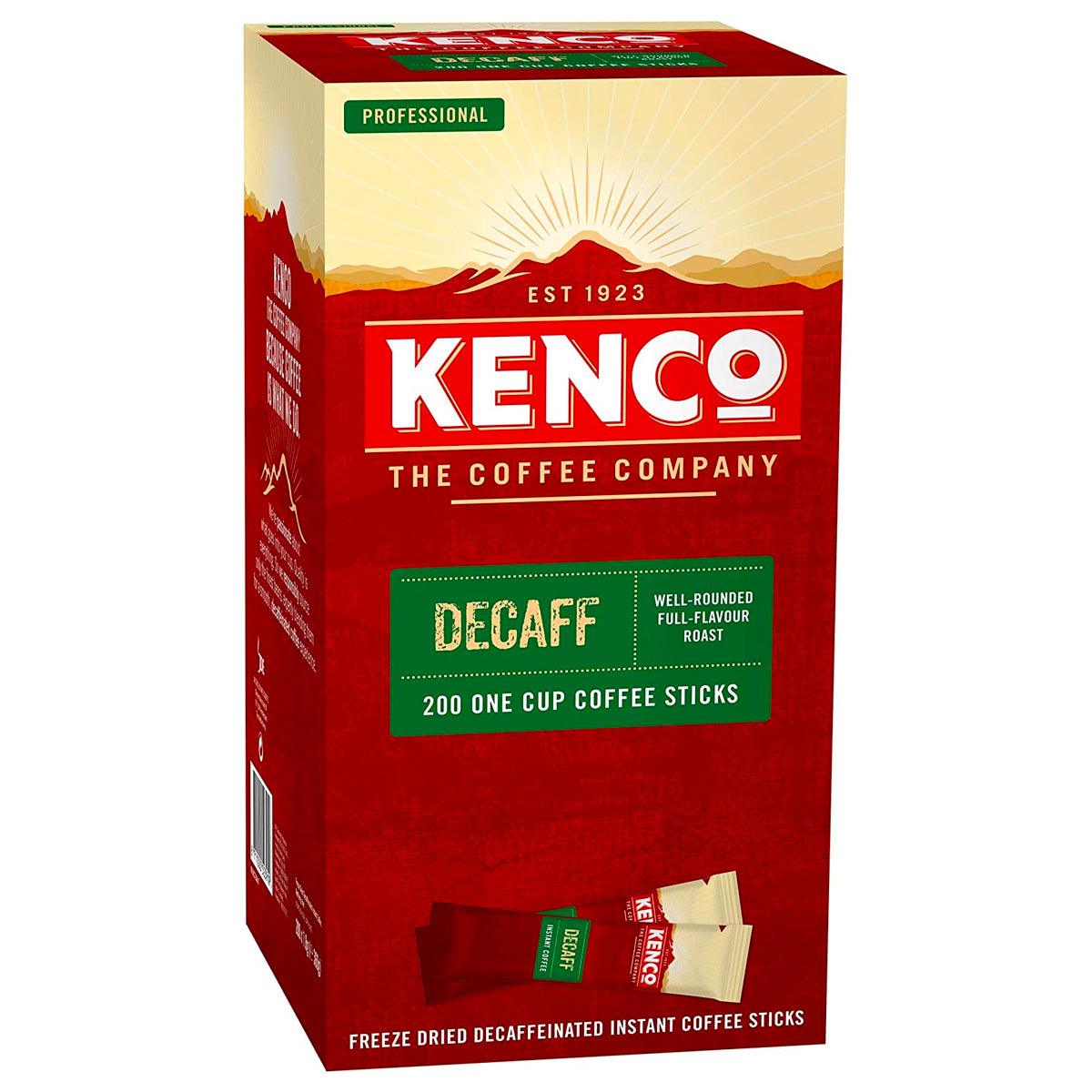 Kenco Decaff: Individual Coffee Stick Portions - Pack Of 200 - Vending Superstore