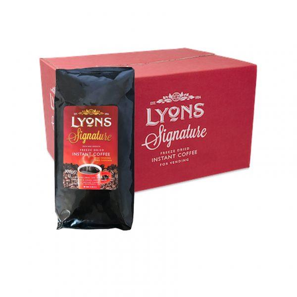 Lyons Signature Freezedried Vending Coffee - 10 x 300g Case - Vending Superstore