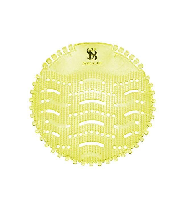 Individually Wrapped Urinal Screen Yellow - Mango Scent - Vending Superstore