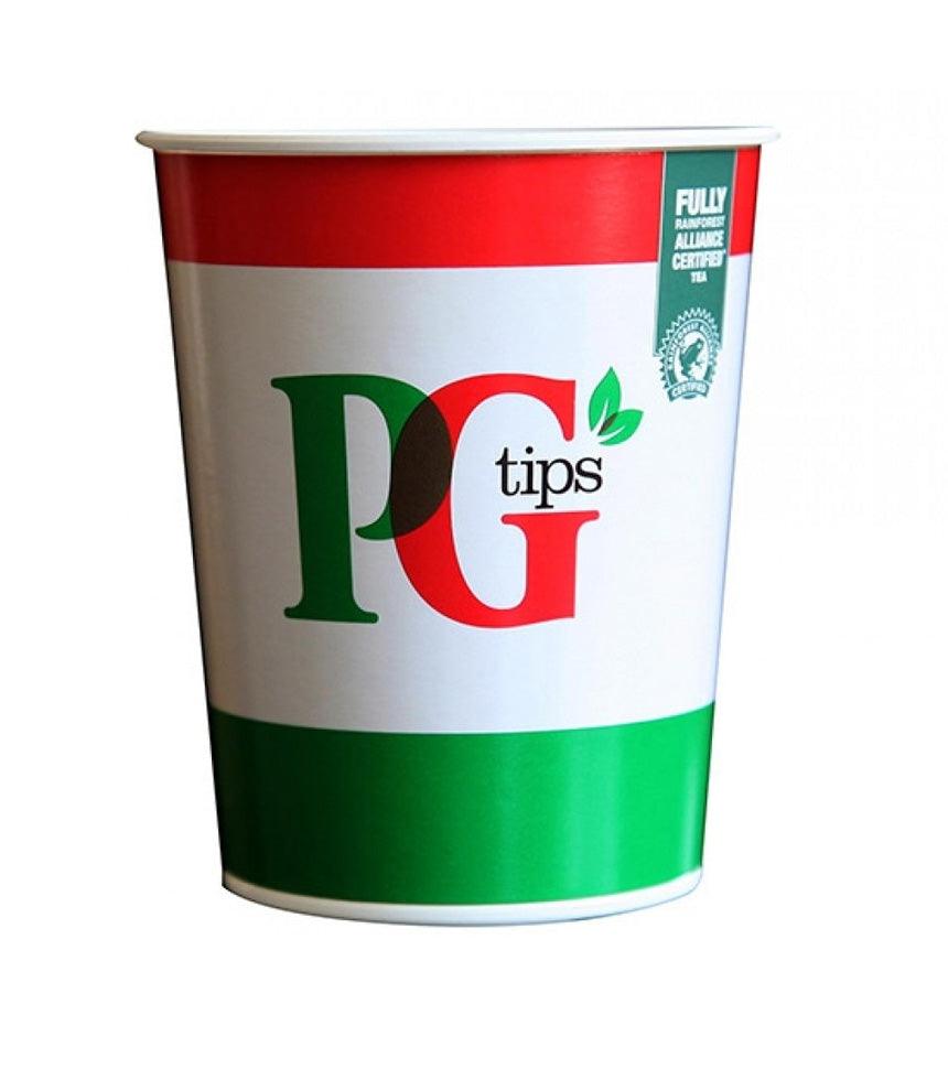 Nescafe & Go Compatible - Foil Sealed Drinks: PG Tips White Tagged Tea - Sleeve of 10 Cups - Vending Superstore
