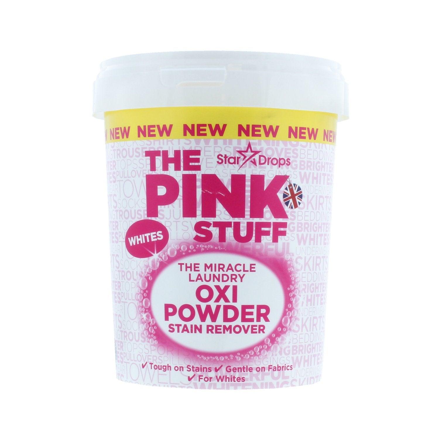 Pink Stuff Oxi Powder Stain Remover For Whites 1kg - Vending Superstore