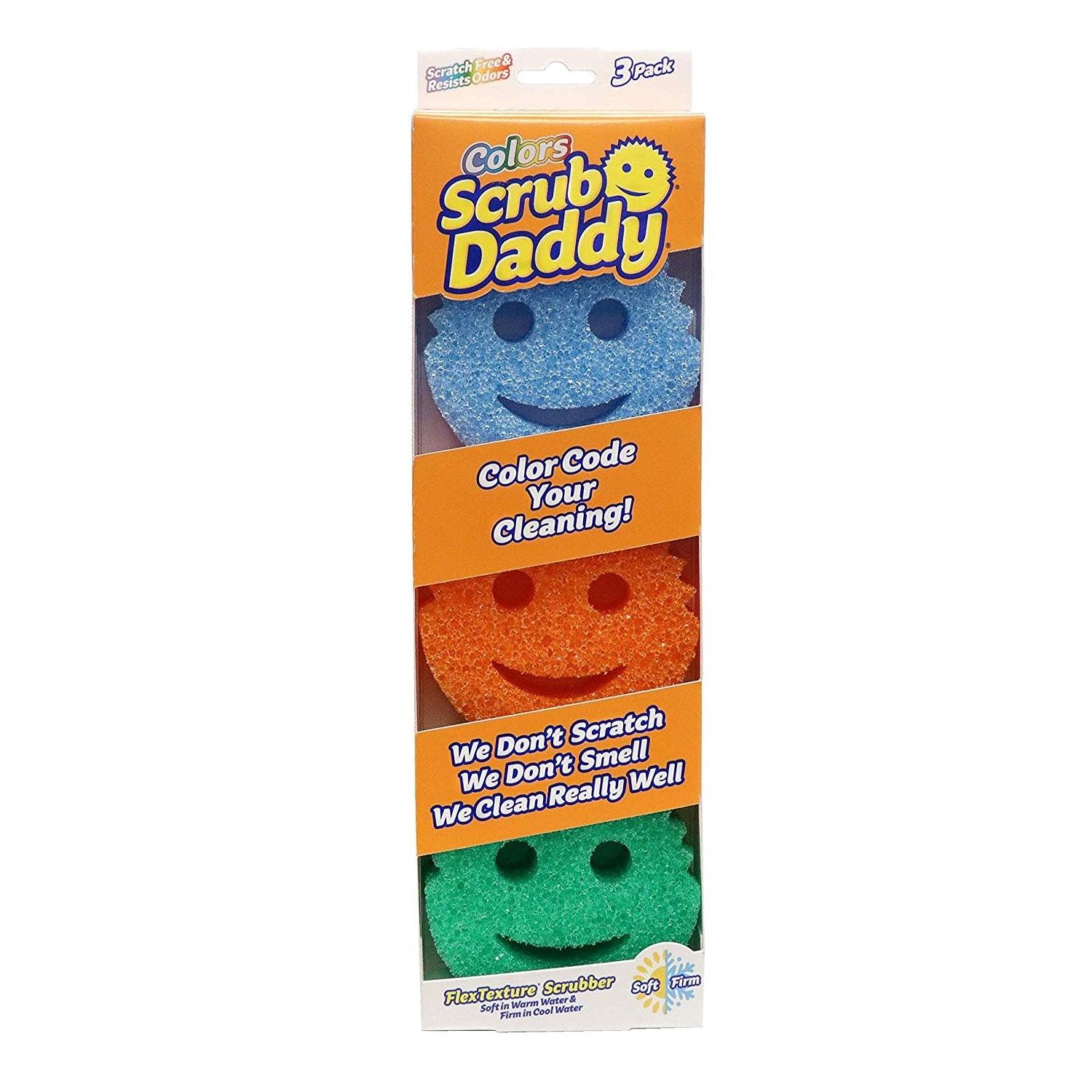 Scrub Daddy - Flextexture Scrubber - Colours 3 Pack - Vending Superstore