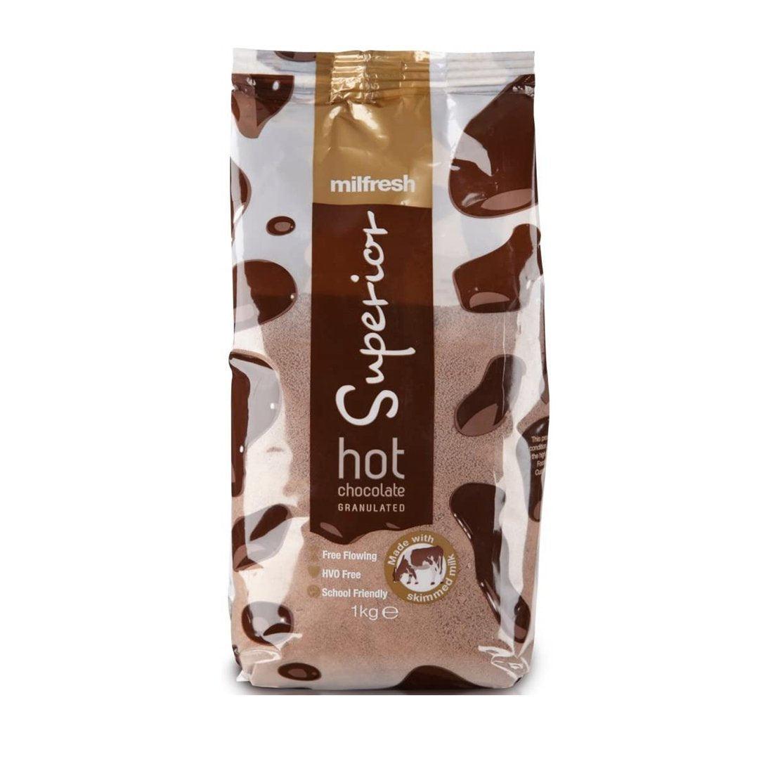 Milfresh Superior Hot Chocolate - 1kg Bag - Vending Superstore