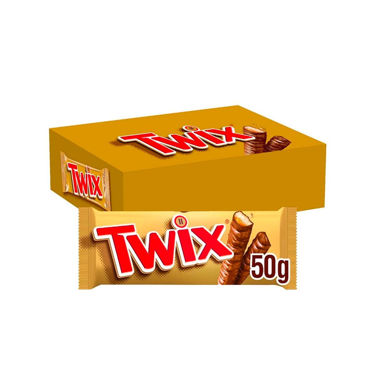 Twix Chocolate Bars - Bulk Pack of 25 - Vending Superstore