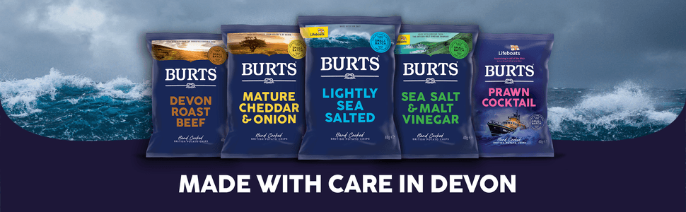 Thrilled to be stocking Burts Handcooked Crisps - Vending Superstore