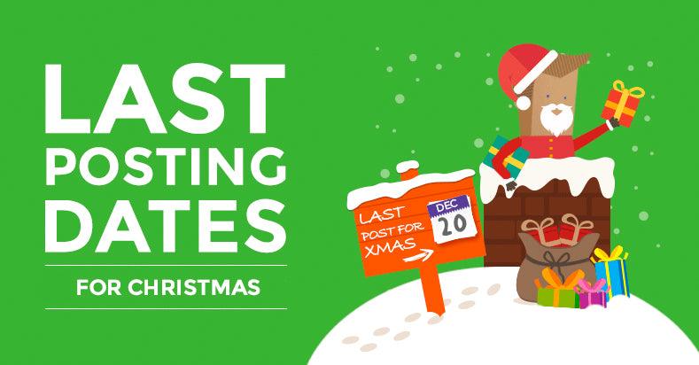Christmas Posting Dates