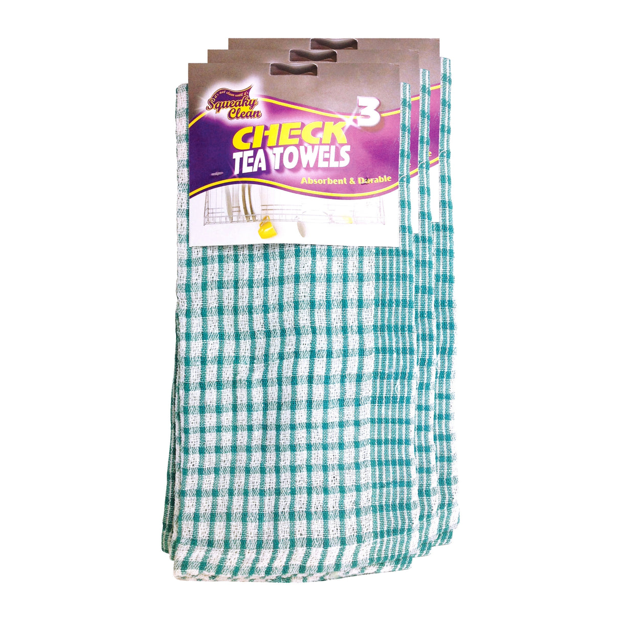 Squeaky Clean Tea Towels (Pack of 3)