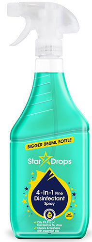 Stardrops Pine Scented Disinfectant ‚ 850ml Spray Bottle