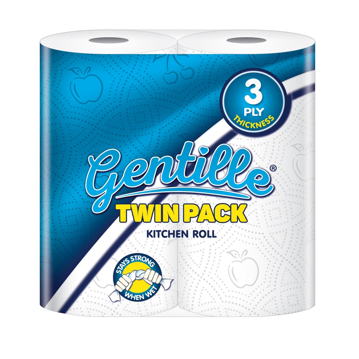 Gentille Kitchen Towel - 3 Ply - 70 Sheets - Twin Pack