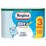 Regina Blitz Kitchen Roll - Pack of 3